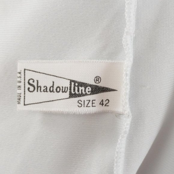 Vintage 50s M Boho Lace Button Down Pajama Top - Picture 7 of 9